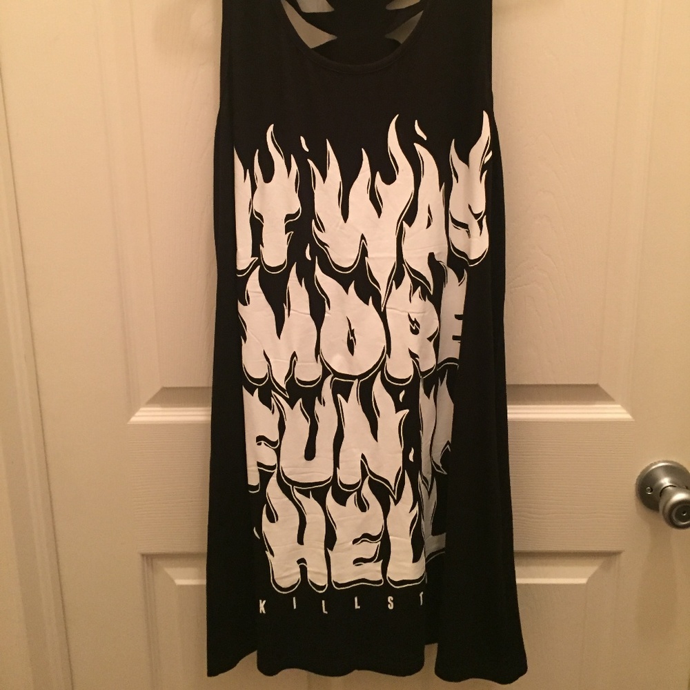 Killstar "More Fun in Hell" Slashback Dress